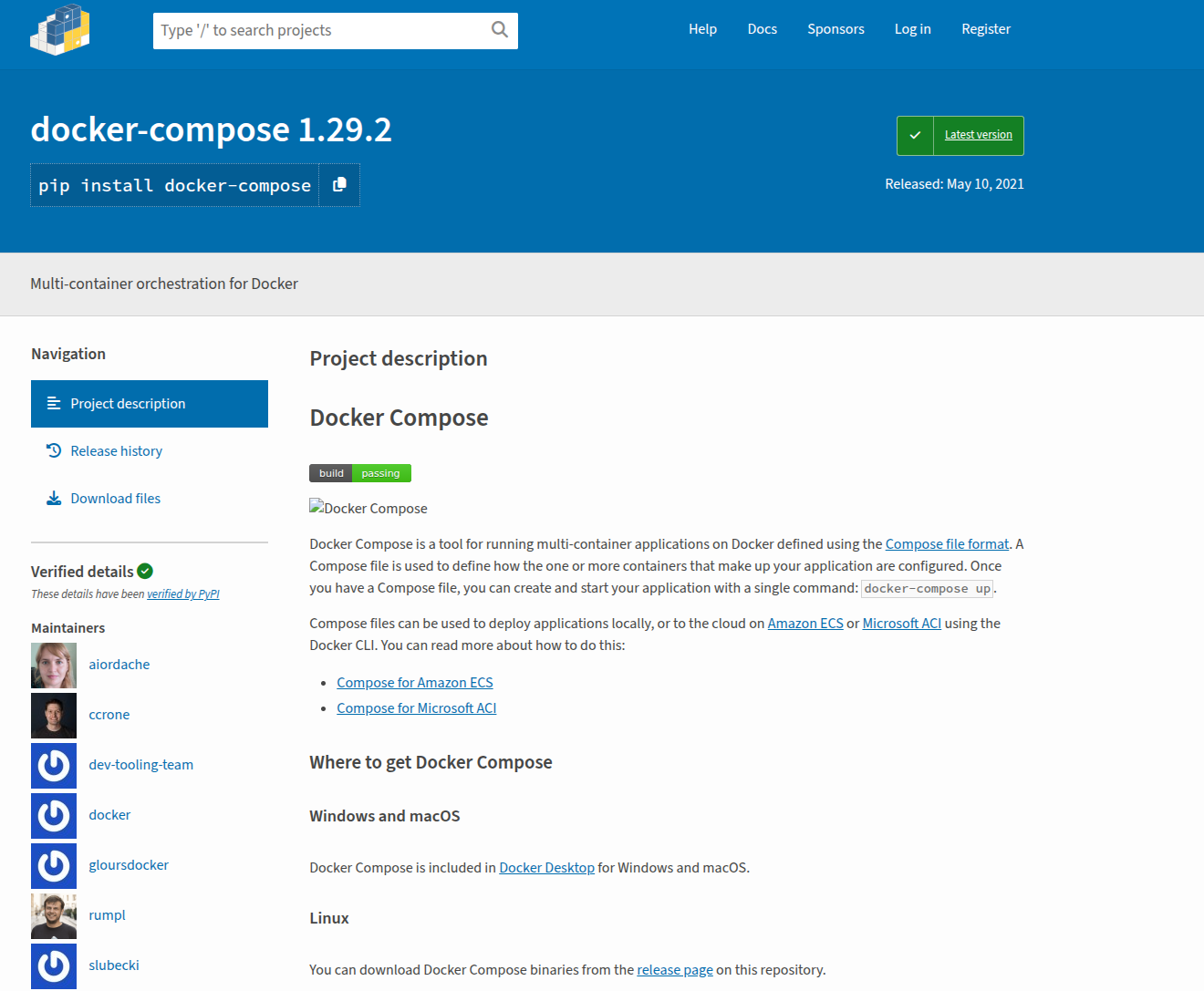 Docker Compose - 도커 멀티 컨테이너 서버 구축하기
